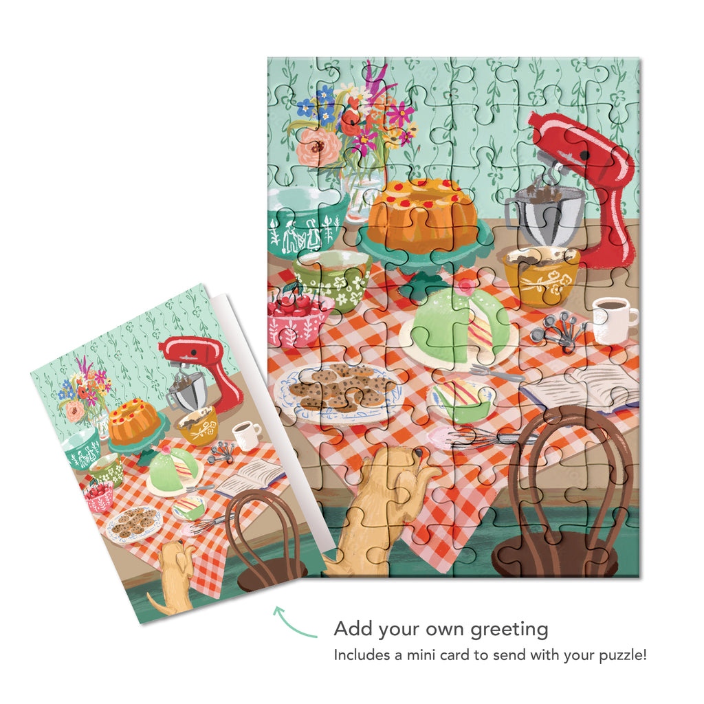 Puzzle Card - Retro Kitchen