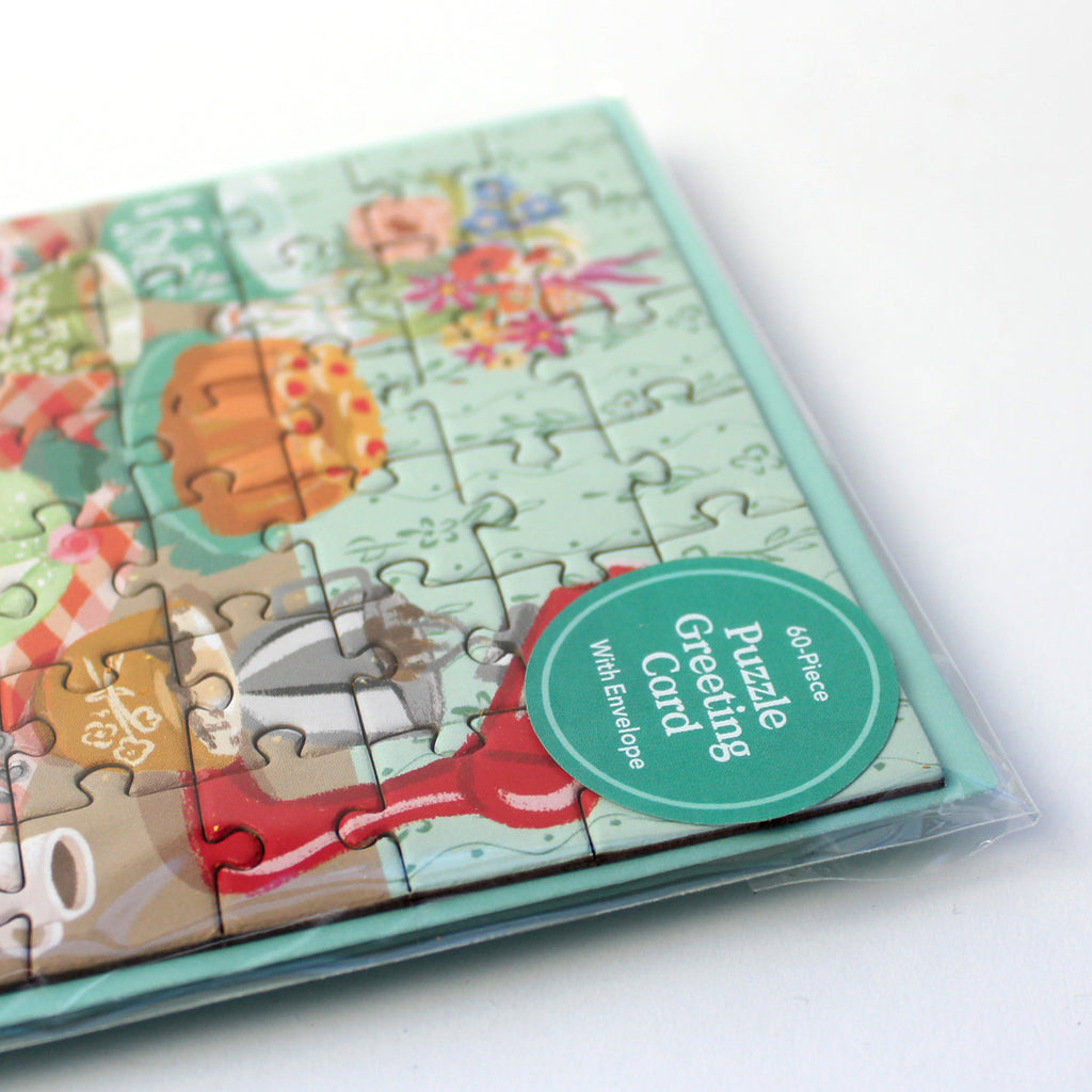 Puzzle Card - Retro Kitchen