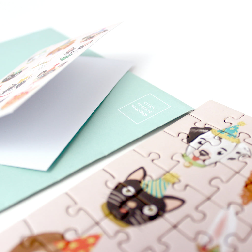 Puzzle Card - Party Animals