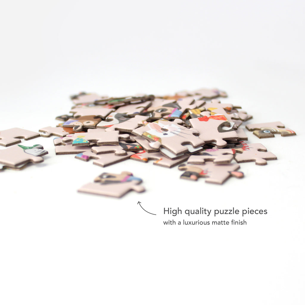 Puzzle Card - Party Animals
