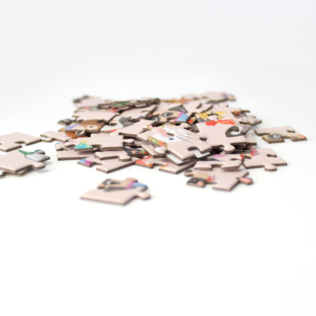 Puzzle Card - Party Animals