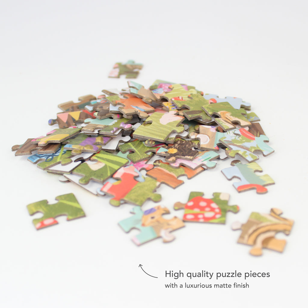 Puzzle Card - Woodland Party