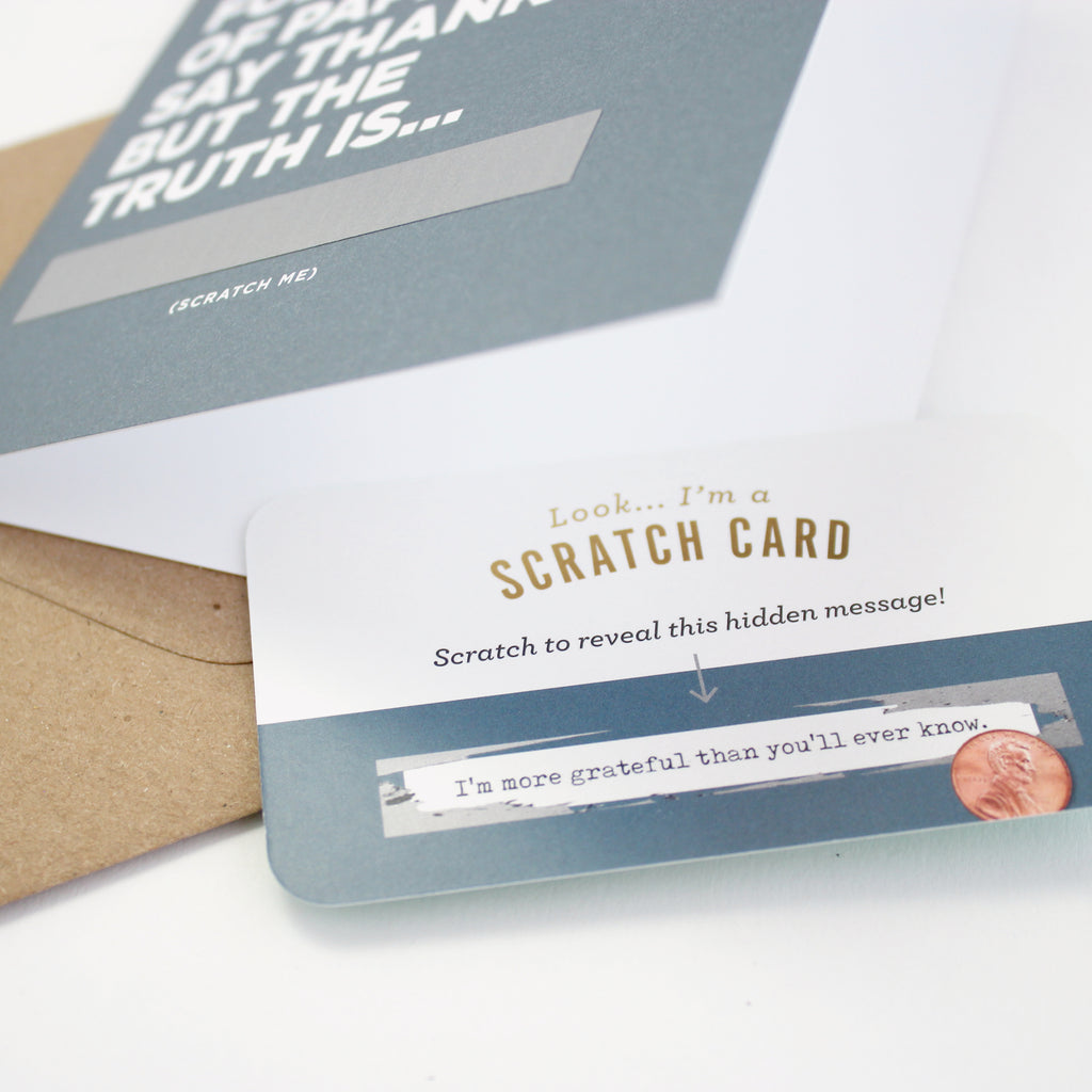 Scratch-off Card - Folded Piece of Paper