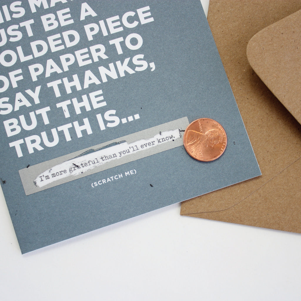 Scratch-off Card - Folded Piece of Paper