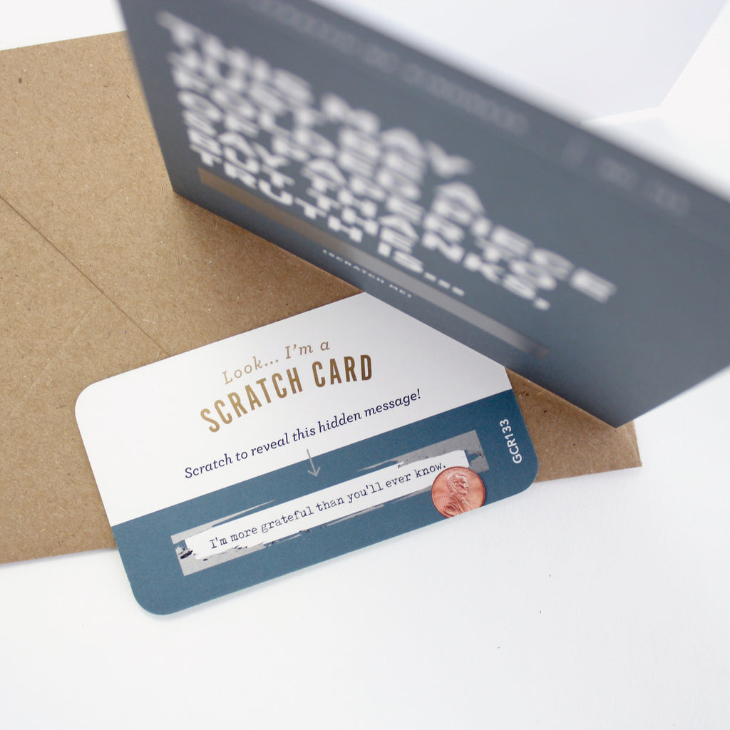 Scratch-off Card - Folded Piece of Paper