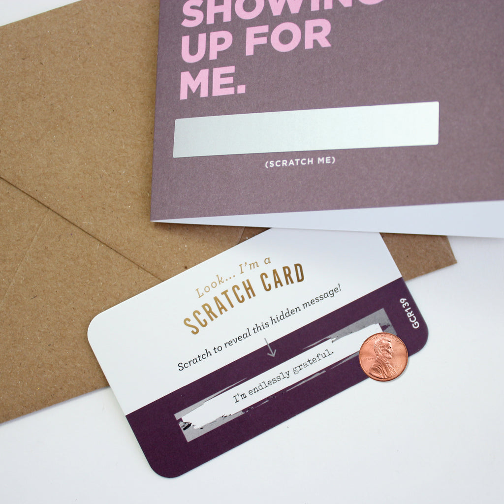 Scratch-off Card - Showing Up