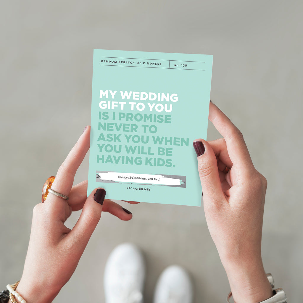Scratch-off Card - My Wedding Gift to You