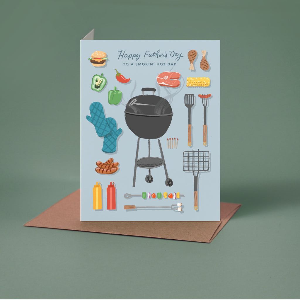 Smokin' Hot Dad Father's Day Card