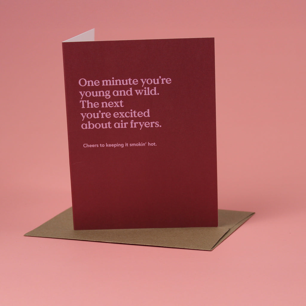 Air Fryers Funny Birthday Card