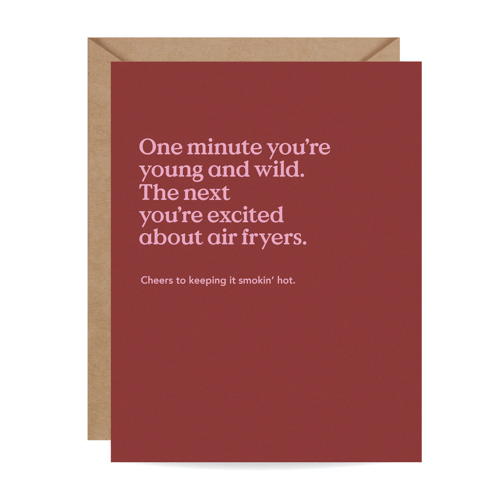 Air Fryers Funny Birthday Card