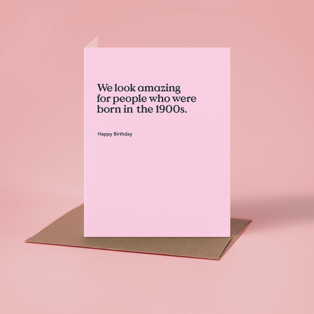 1900s Funny Birthday Card