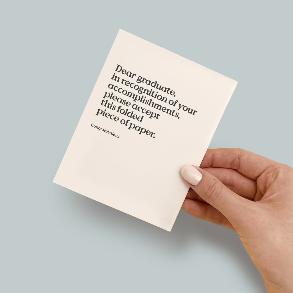 Funny Graduation Card