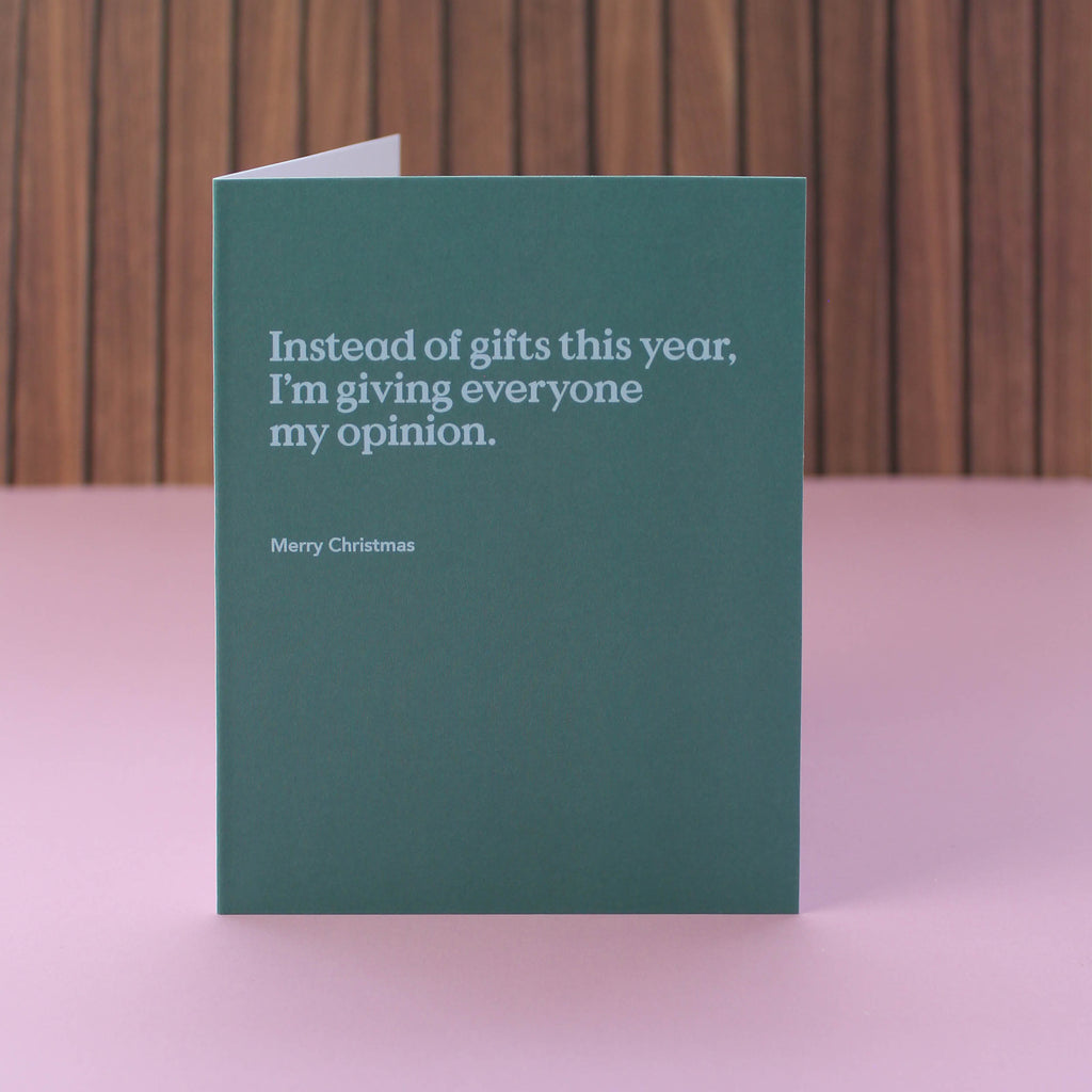 Instead of Gifts Chrstmas