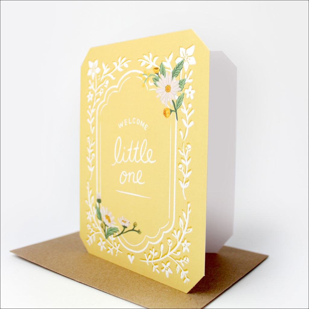 Welcome Little One New Baby Card