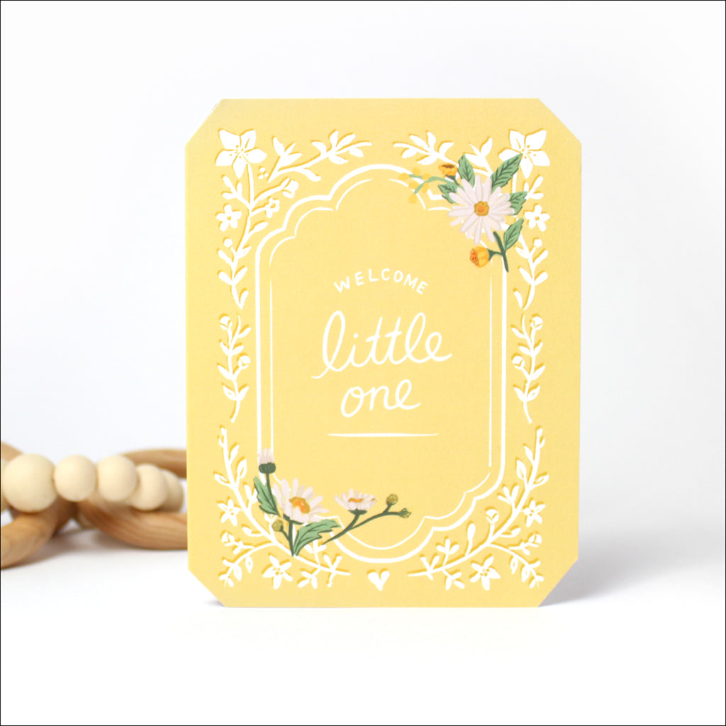 Welcome Little One New Baby Card