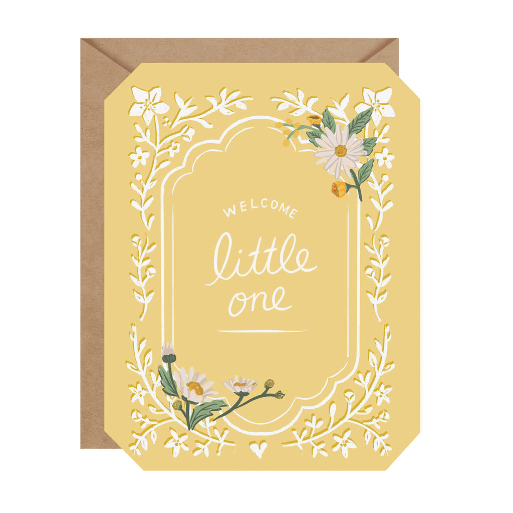 Welcome Little One New Baby Card