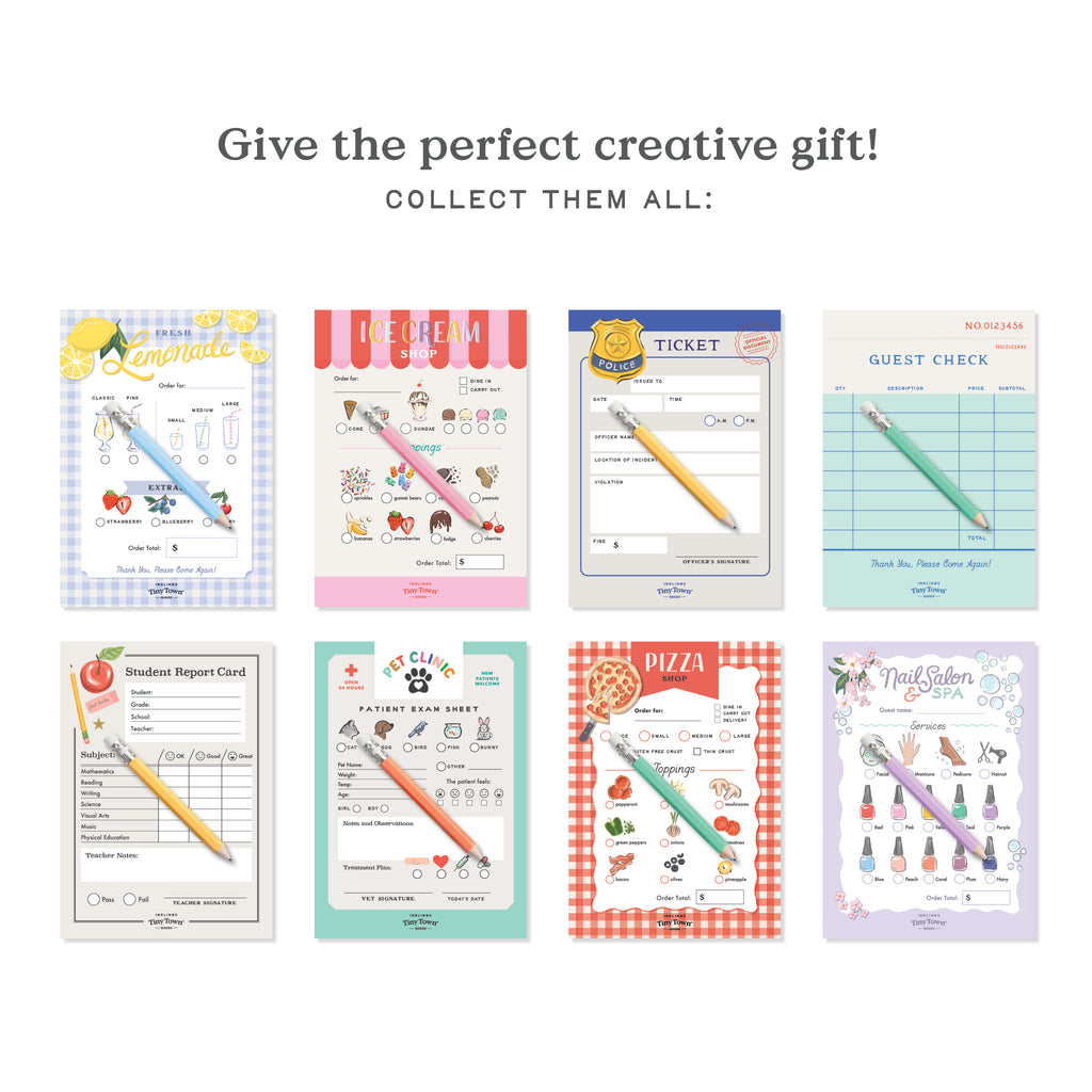 Inklings Tiny Town™ Play Notepad - Ice Cream Shop