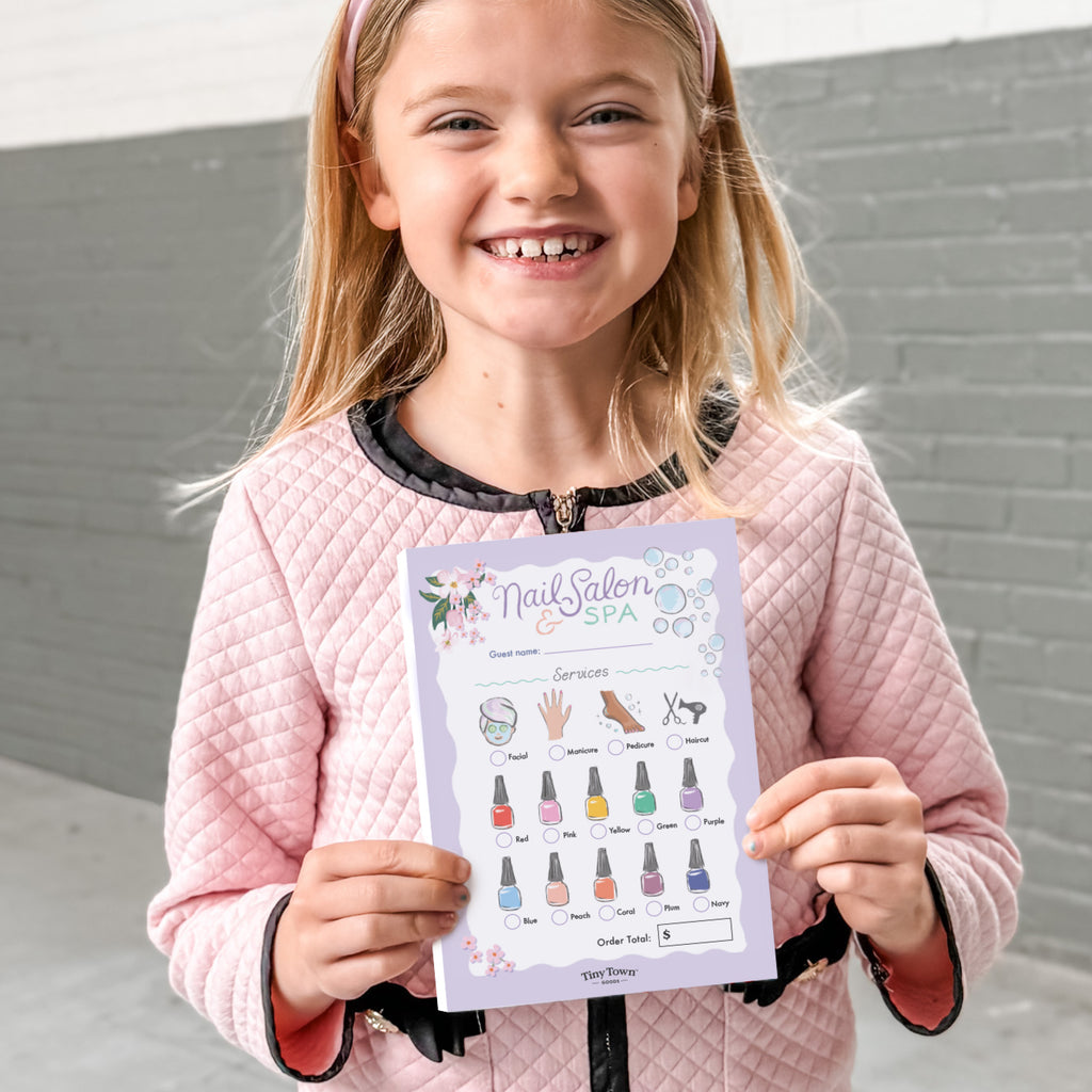 Inklings Tiny Town™ Play Notepad - Nail Salon