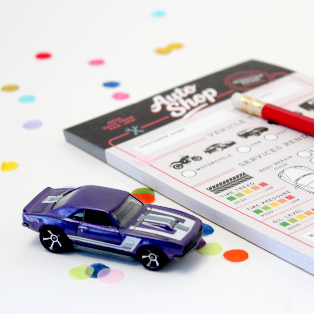 Inklings Tiny Town™ Play Notepad - Auto Shop