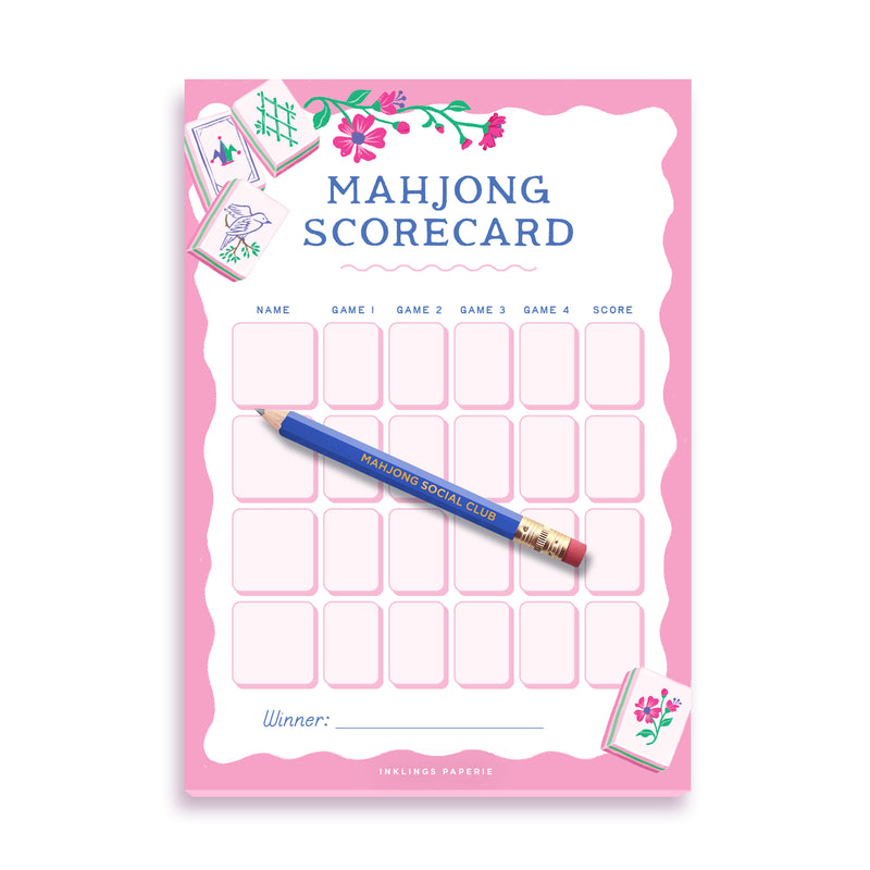 Mahjong Scorecard Notepad
