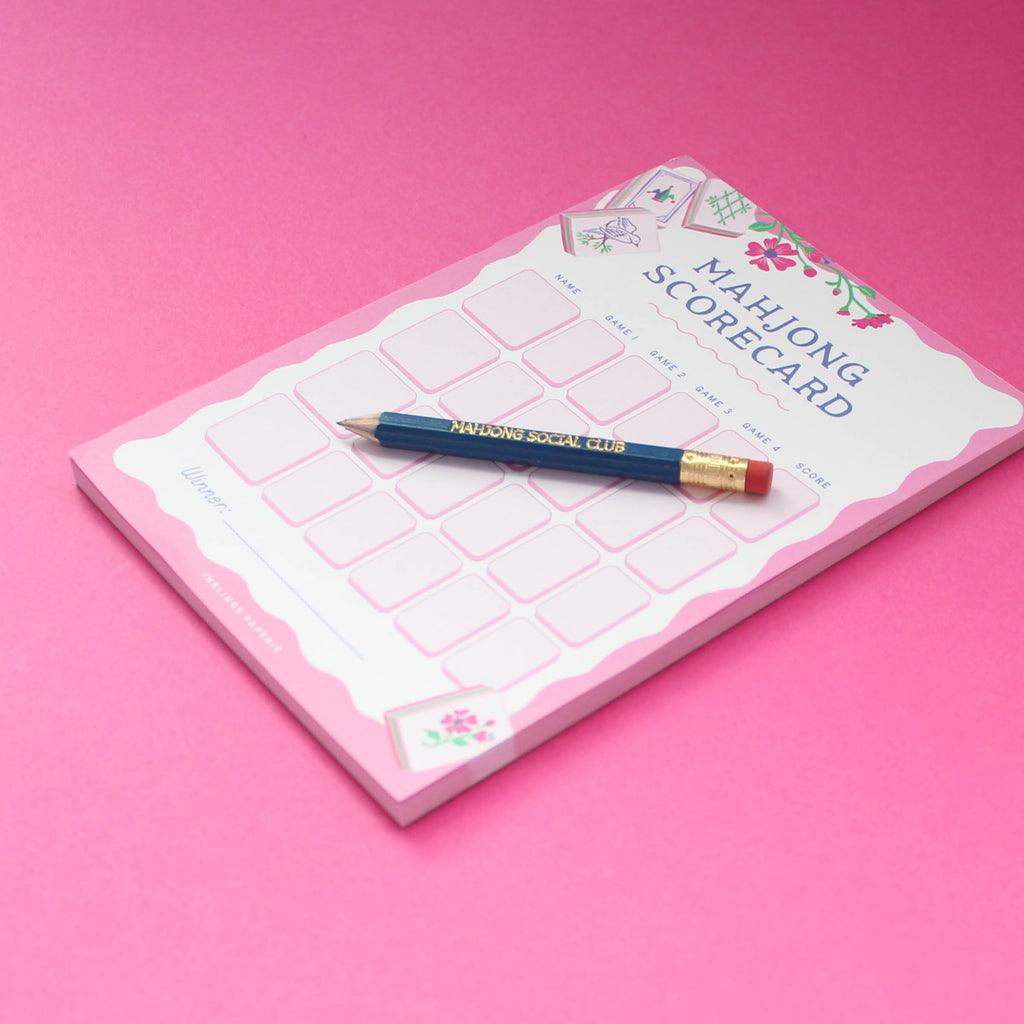 Mahjong Scorecard Notepad