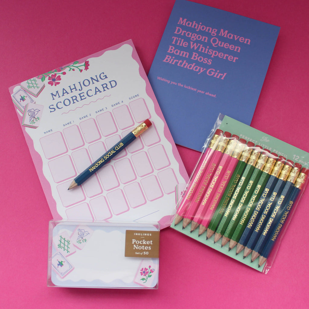 Mahjong Scorecard Notepad