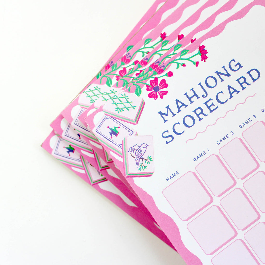 Mahjong Scorecard Notepad
