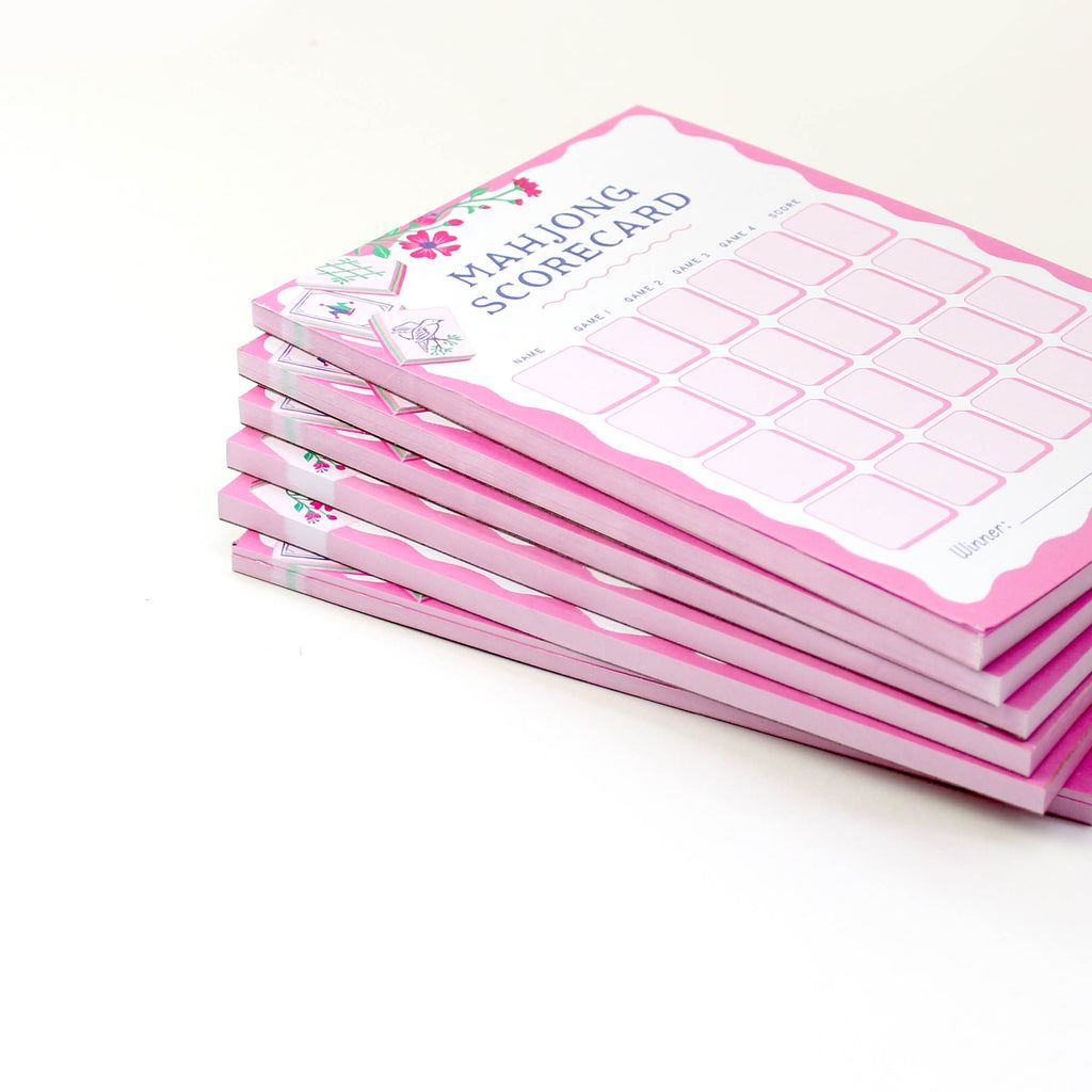 Mahjong Scorecard Notepad