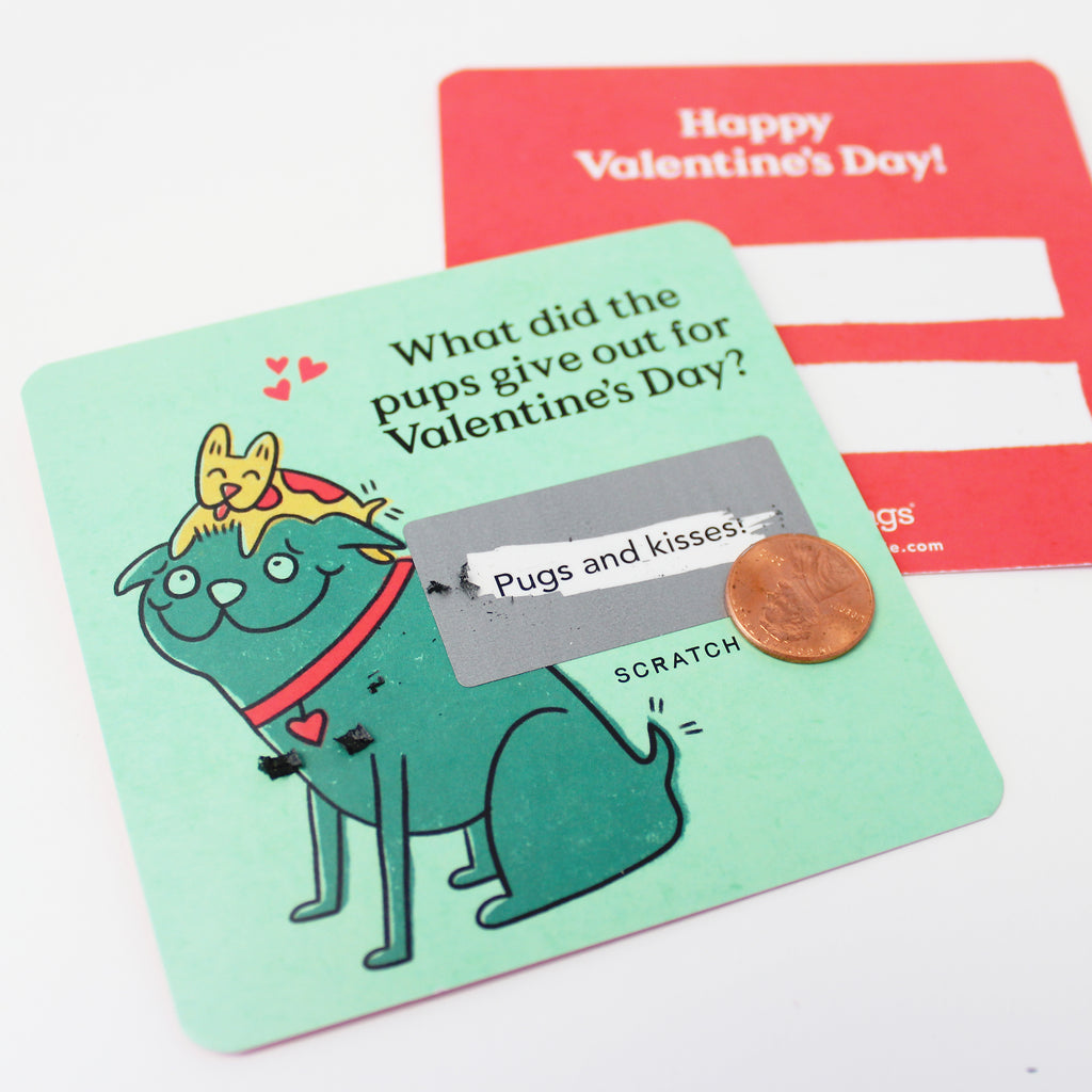 Scratch-off Valentine Cards - Jokes