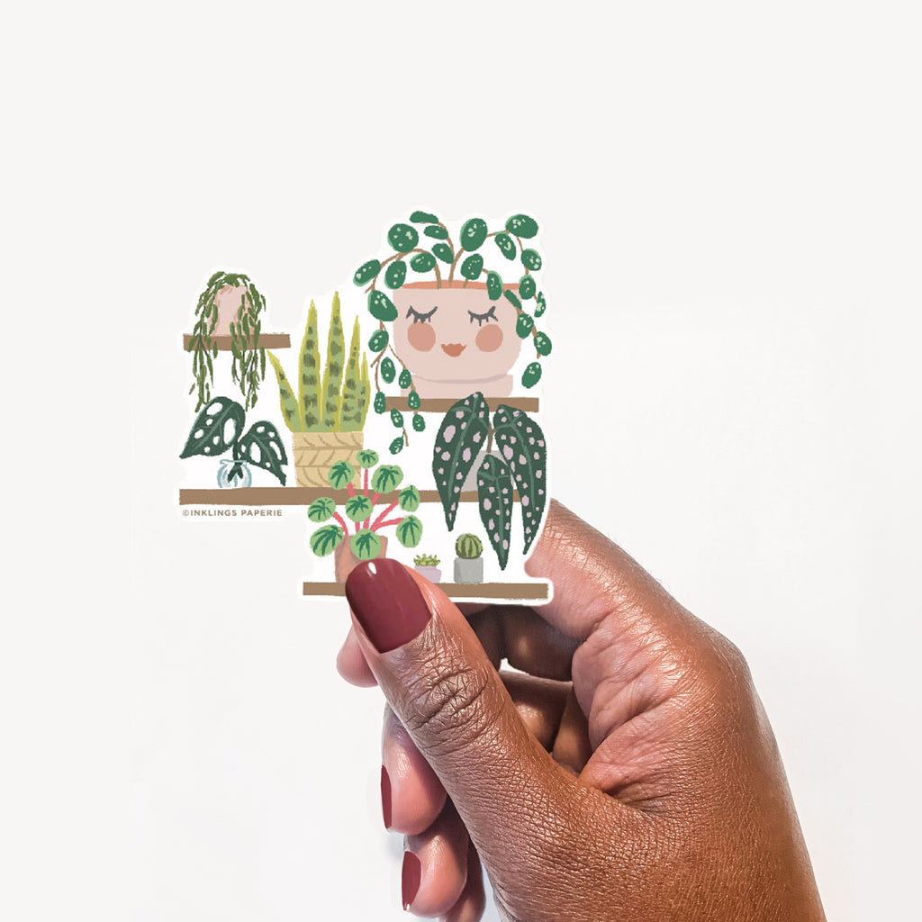 Vinyl Sticker - Plant Shelfie