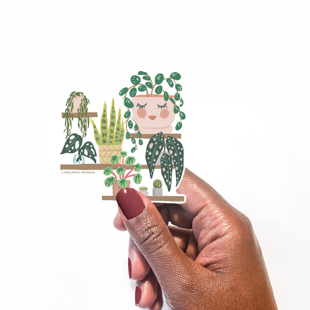 Vinyl Sticker - Plant Shelfie