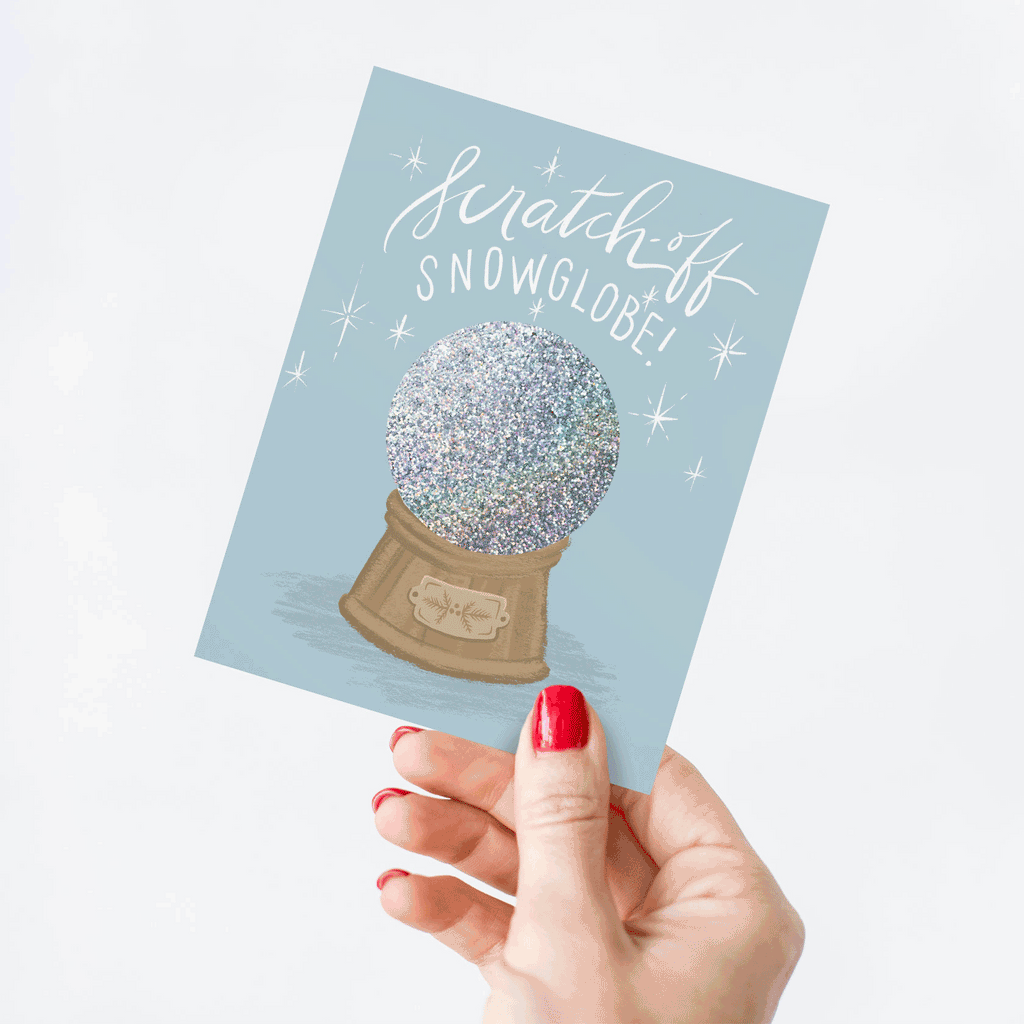 Scratch-off Card - Snow Globe Alpine