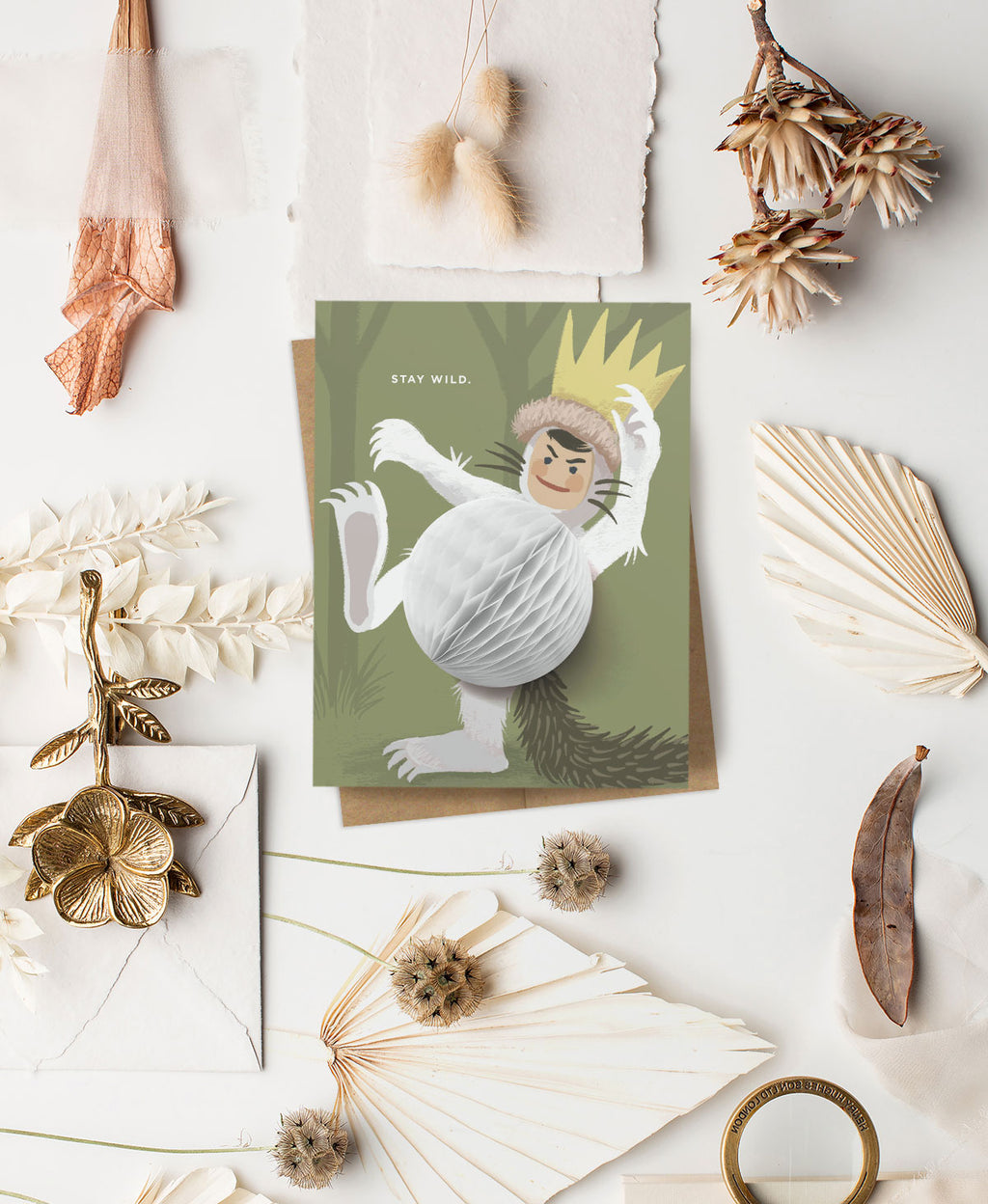 Pop-up Card - Stay Wild