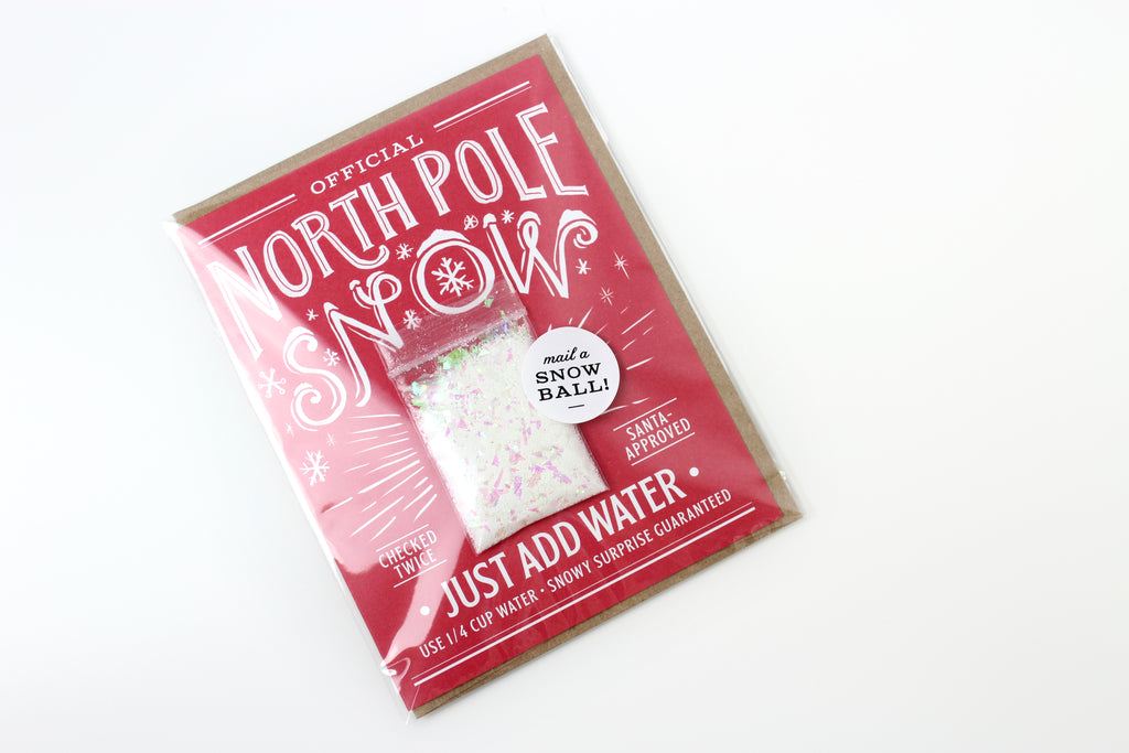 North Pole Snow Card - Inklings Paperie