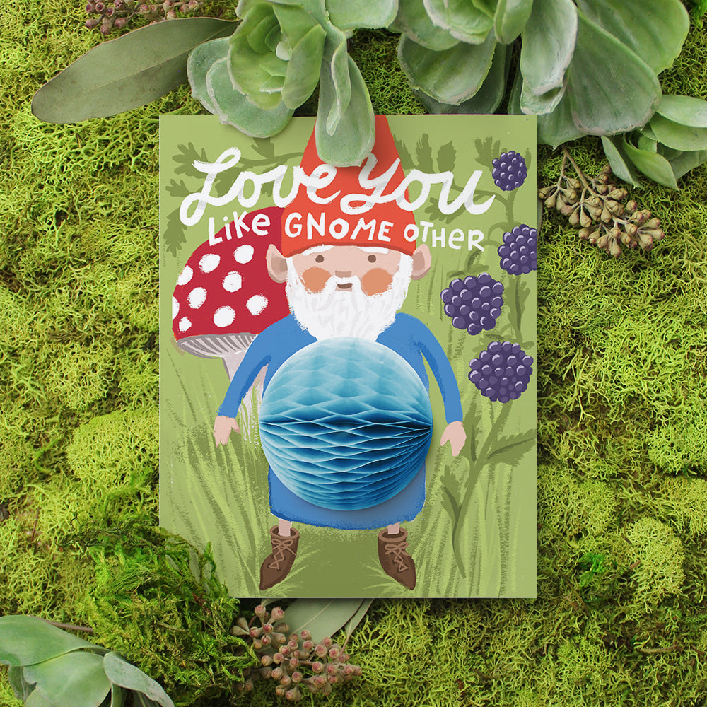Gnome, Pop-up Card, Love Card, Anniversary Card, Valentine's day, Love, Friendship