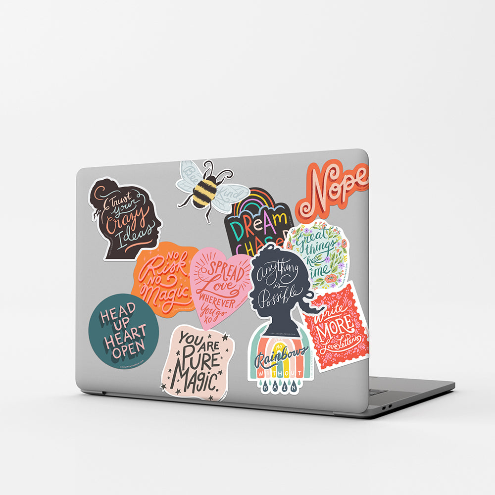 Crazy Ideas Vinyl Sticker - Inklings Paperie