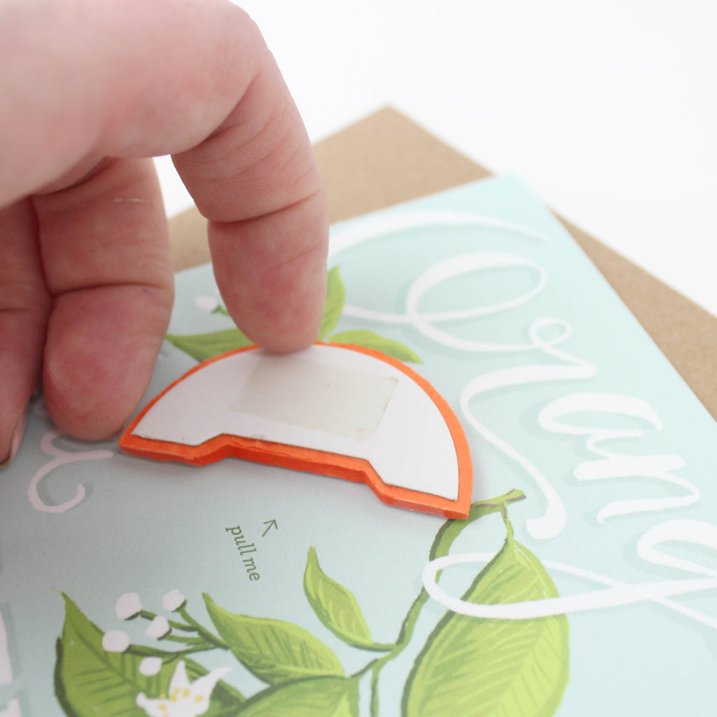 Orange Pop-up Card - Inklings Paperie