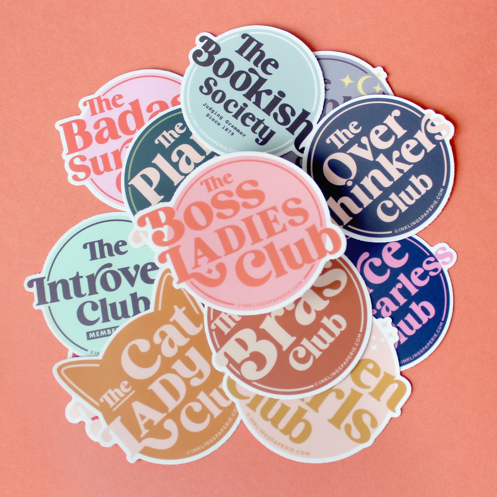 Vinyl Sticker - Fierce & Fearless Club