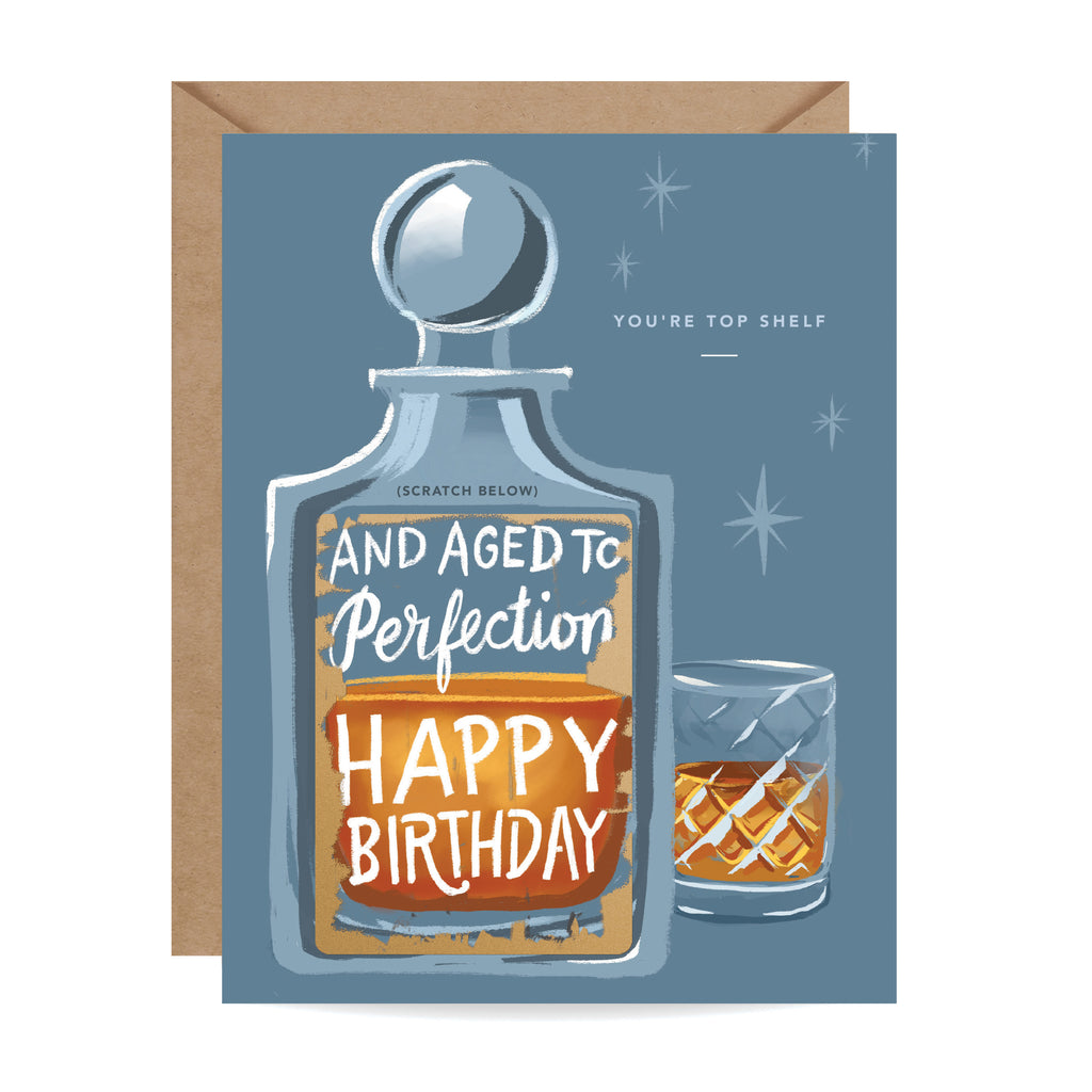 Scratch-off Card - Whiskey/Bourbon Birthday