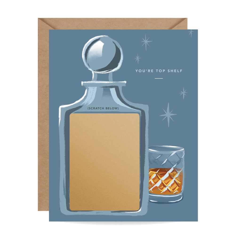 Scratch-off Card - Whiskey/Bourbon Birthday