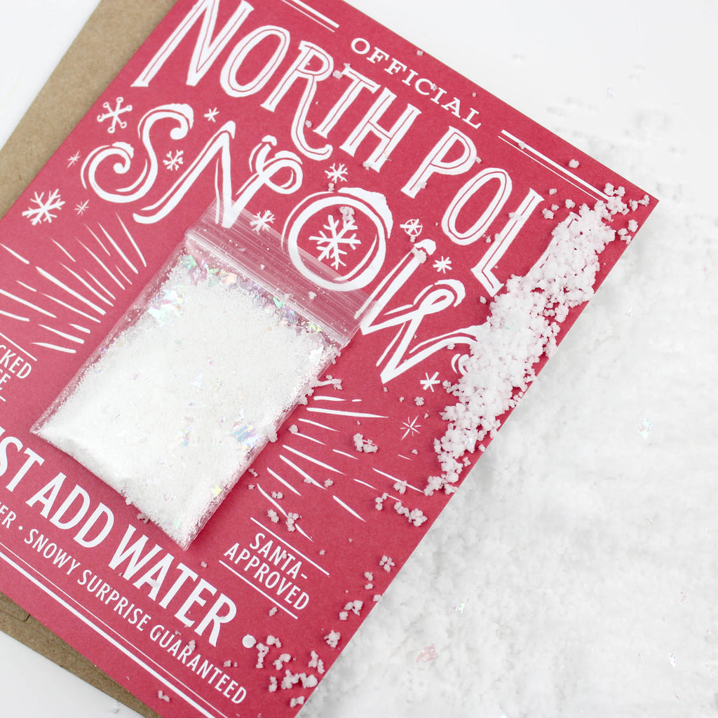 North Pole Snow Card - Inklings Paperie