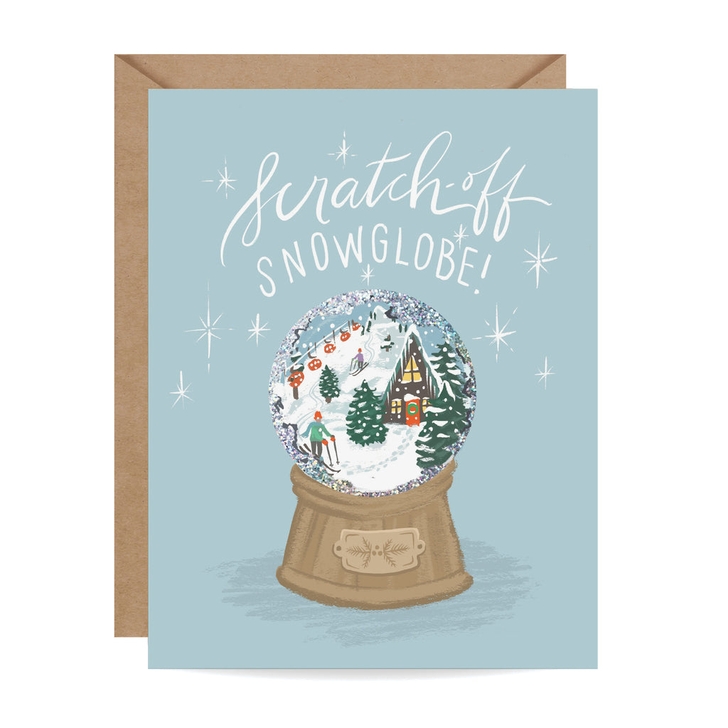 Scratch-off Card - Snow Globe Alpine