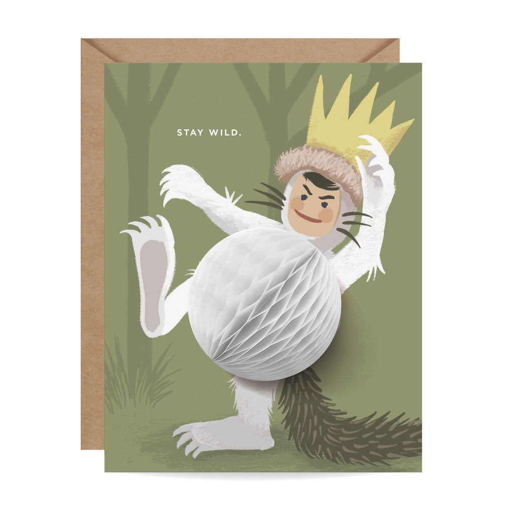 Pop-up Card - Stay Wild