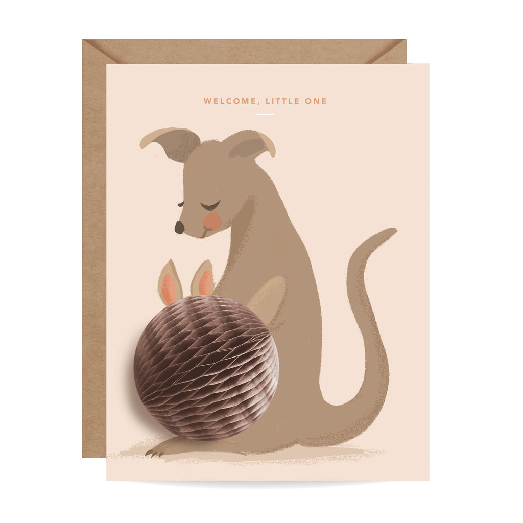 Pop-up Card - Kangaroo Baby