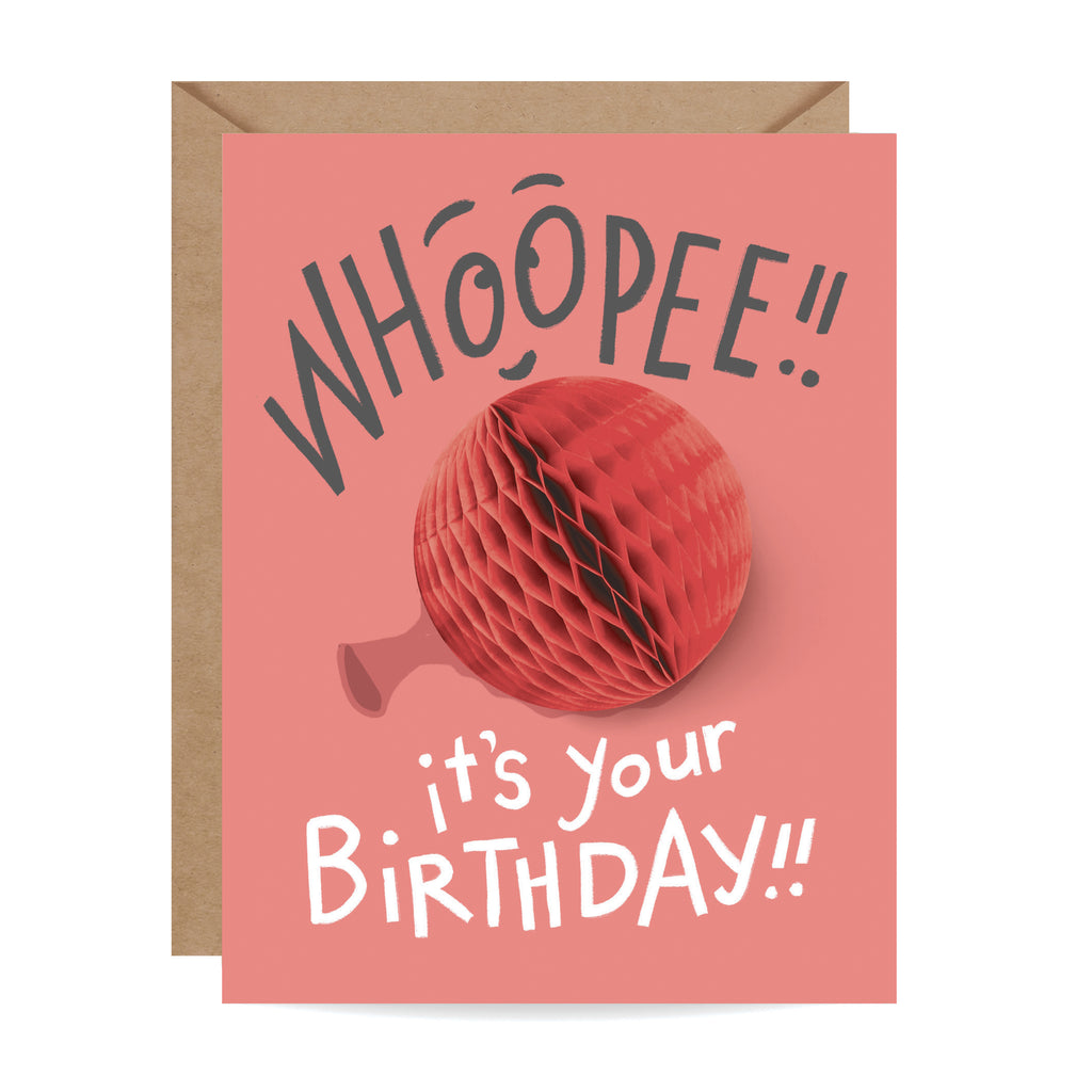 Pop-up Card - Whoopee Birthday