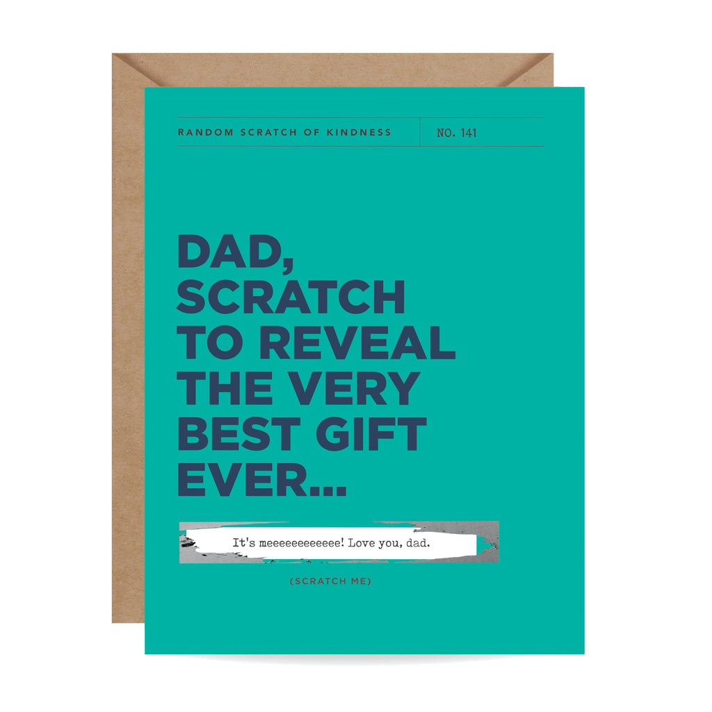 Father's Day, Dad card, Father gift, Scratch off