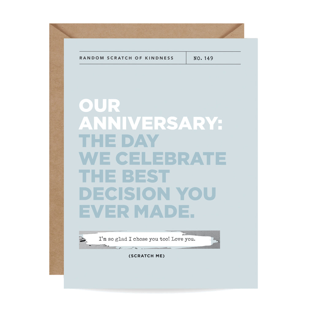 Scratch-off Card - Our Anniversary
