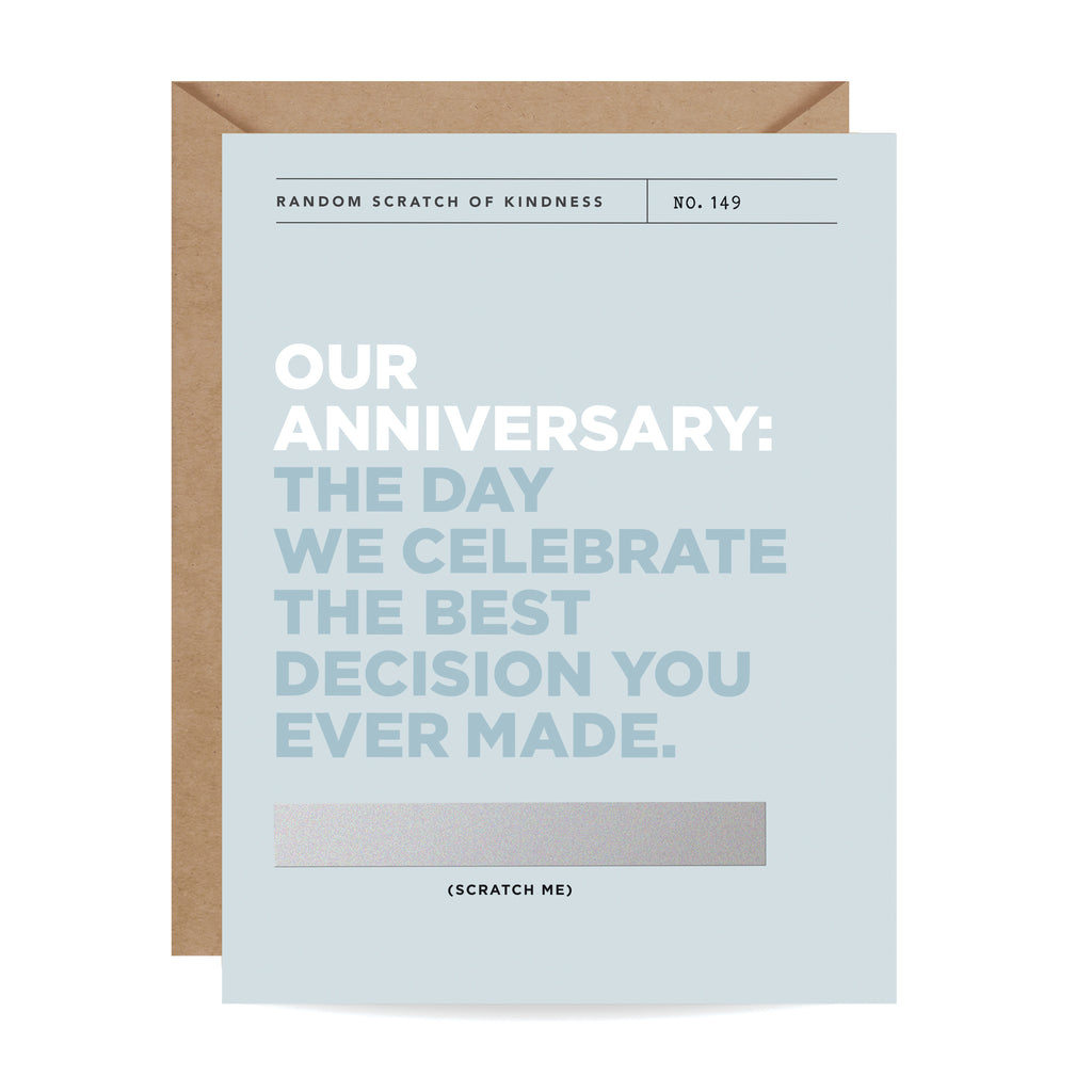 Scratch-off Card - Our Anniversary