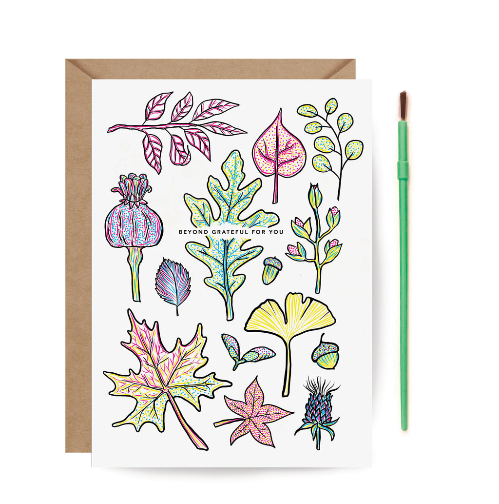 Paint with Water, Grateful, Thank you, Friendship, Encouragement, Fall