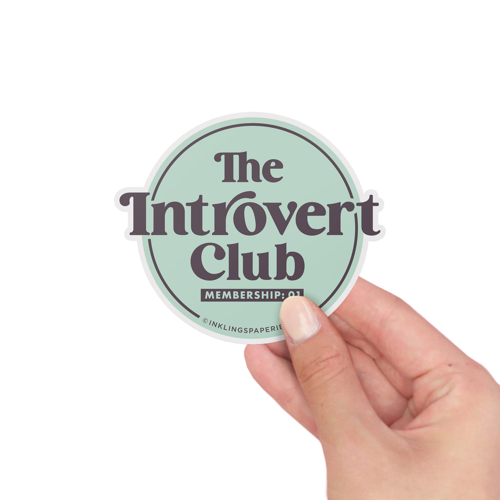 Vinyl Sticker - Introvert Club